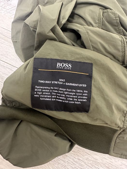 Бомбер Hugo Boss MA1 нейлон розмір S-M!