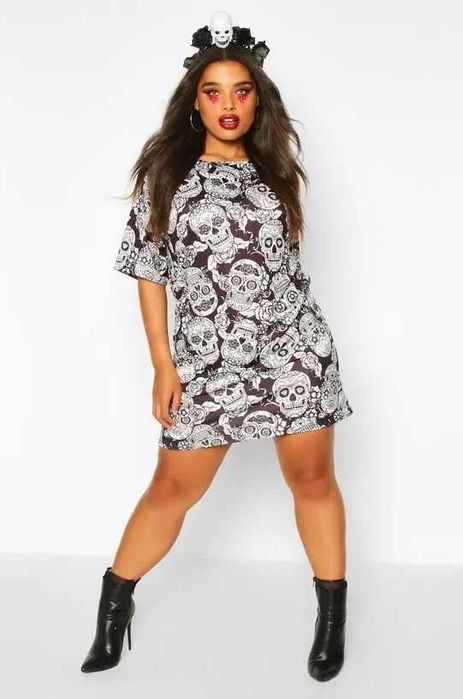 Готична сукня футболка L-XL