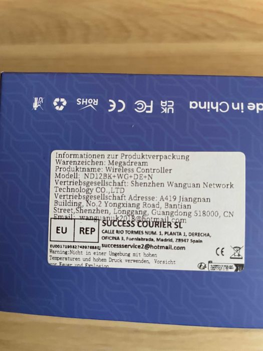 Gamepad Megadream Wireless USB-C Mobile Gaming Controller