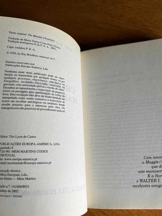 Crónicas Marcianas    RAY BRADBURY