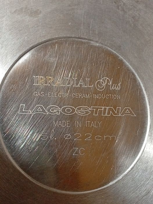 Panela de Pressão Lagostins Irradial plus de 5 litros toda em inox