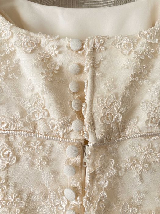 Vestido de Noiva em Renda Chantilly