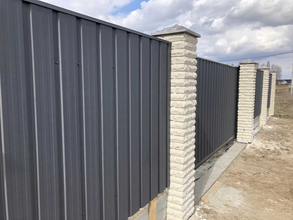 Металопрофіль, металочерепиця, паркани ранчо, штахети - доступні ціни