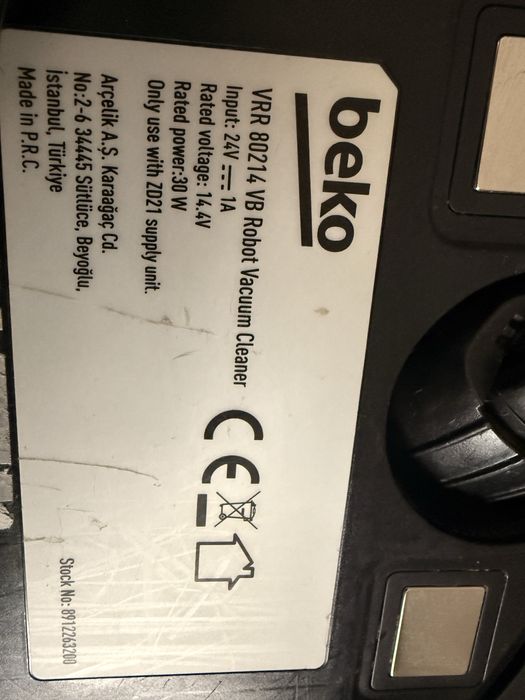 Odkurzacz Robot sprzątający Beko VRR80214 VB