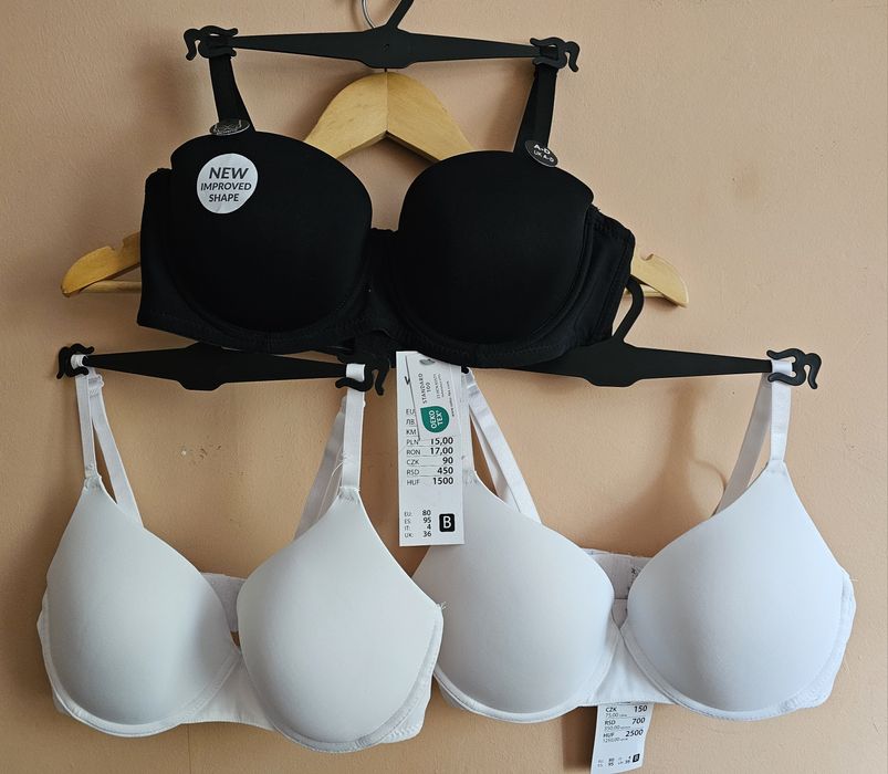 Trzy Biustonosze damskie Pepco