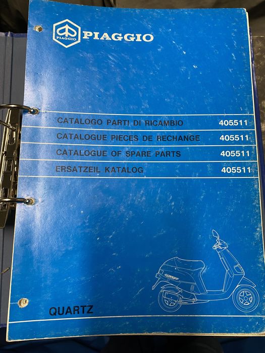 Piaggio/Gilera Catálogos de peças