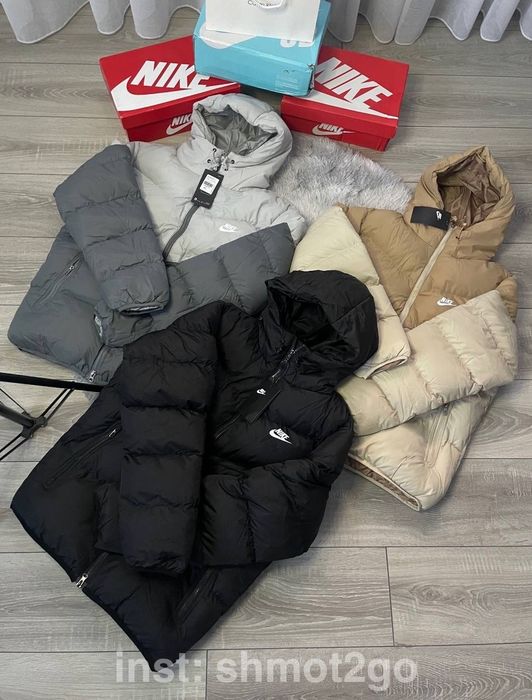 Nike Storm-Fit Puffer Jacket / пуховик найк шторм фіт / куртка найк air swoosh tech big logo therma