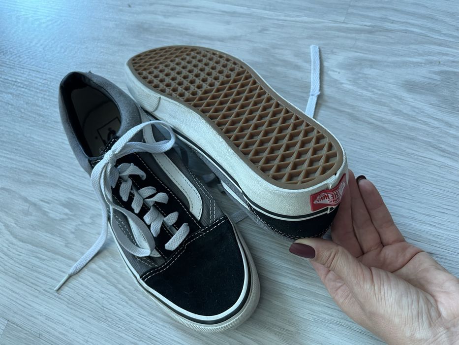 Buty tenisówki trampki Vans 24 cm szare