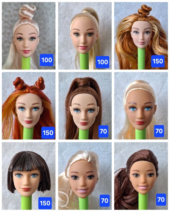 Голова Барбі, Кен, Дефа Люсі, Defa, Barbie для гібридизації, всі нові