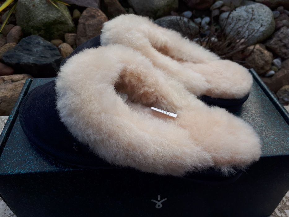 Nowe Emu jolie indigo kapcie granat us 5 35/36