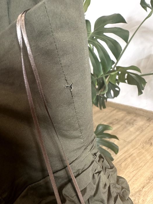 Zara sukienka khaki krotka S