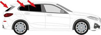Películas vidros Solarplexius BMW série1 F40