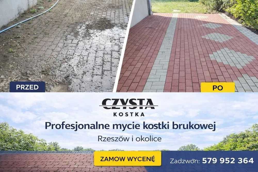 Czyszczenie kostki brukowej, elewacji i pranie tapicerk ŁAŃCUT