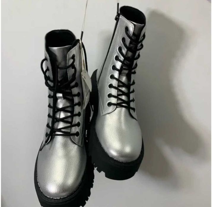 Buty damskie dla dziewczynki ZARA 37 23,6 cm botki trapery glany