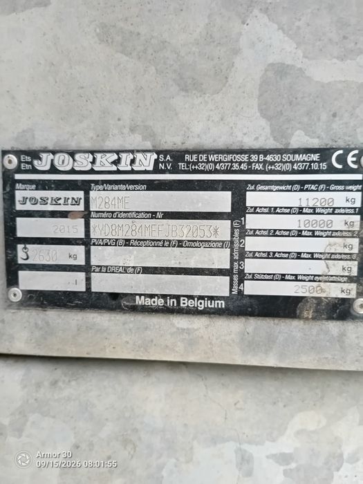 Beczkowóz Joskin 8400 2015r