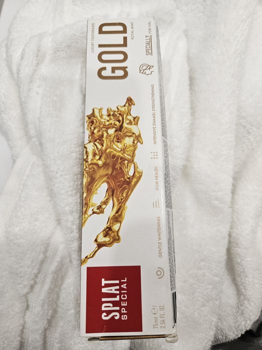 Pasta do zębów splat gold