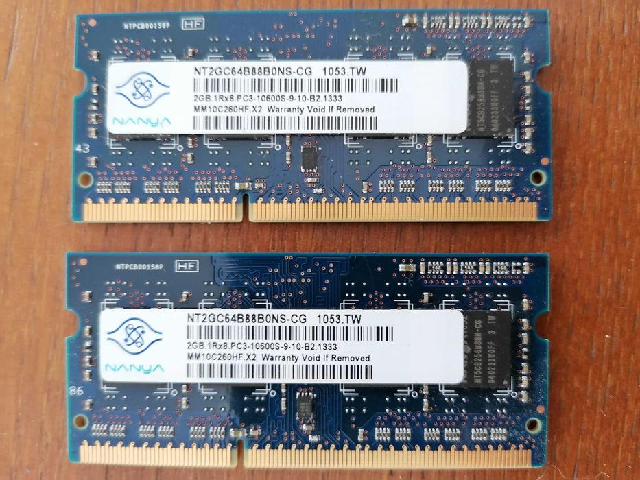 Memoria RAM 2GB para computador portátil