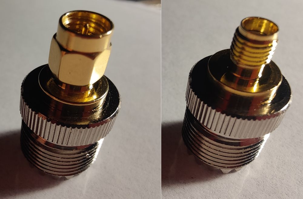 Adapter przejście gniazdo SMA UHF UC1 CB redukcja