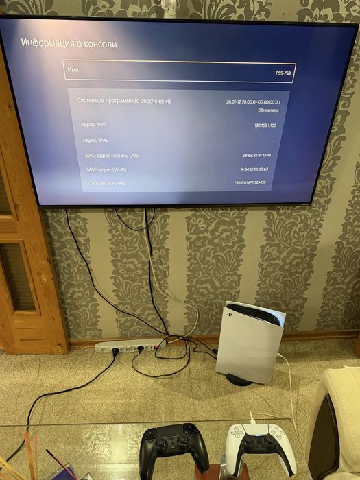 ℹ️Игровая приставка SONY PlayStation 5 (PS5) Blu-ray ИДЕАЛ‼️+2 геймпад