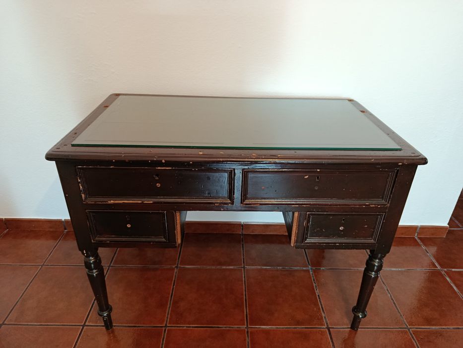Secretária / Consola Antiga em Madeira