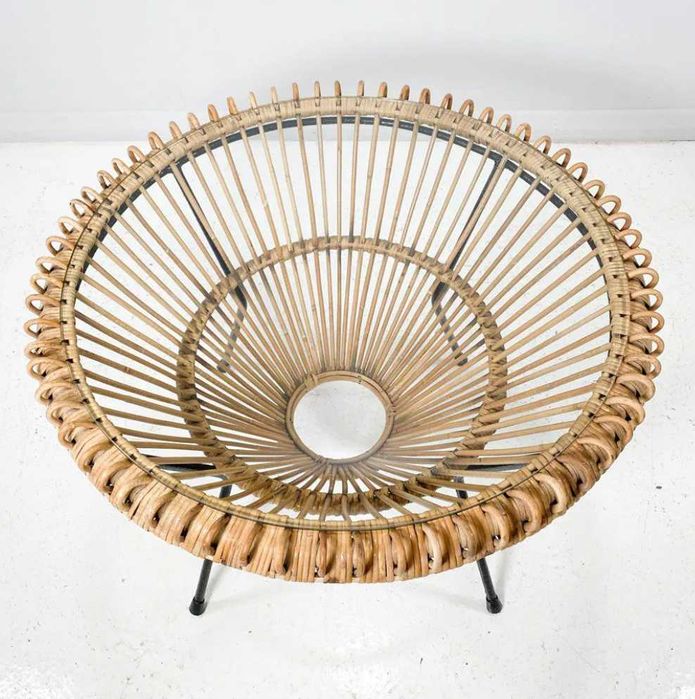 Mid Century Franco Albini vintage 1950's Mesa apoio / centro