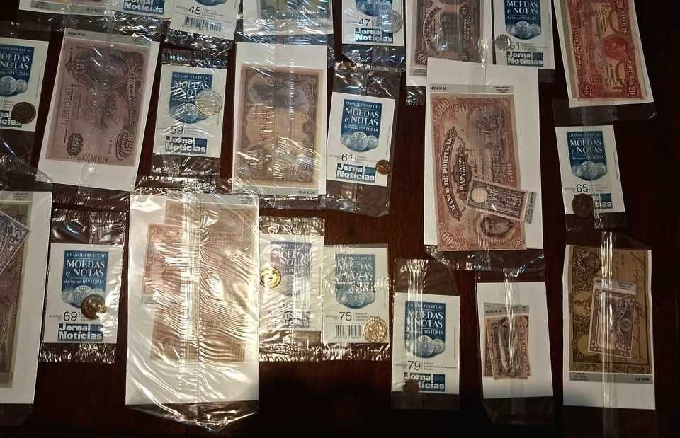 Grande Coleção Moedas e Notas JN