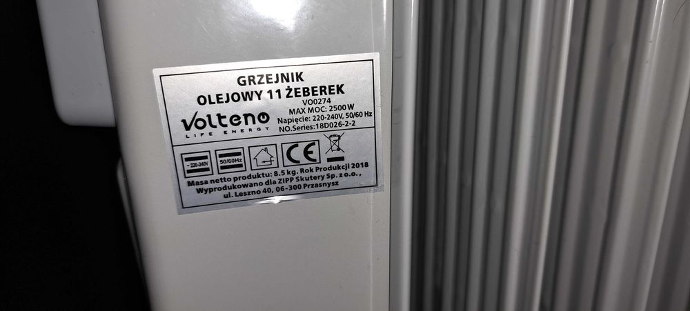 Grzejnik olejowy