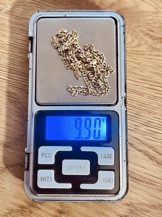 Zloty lancuszek proby 585