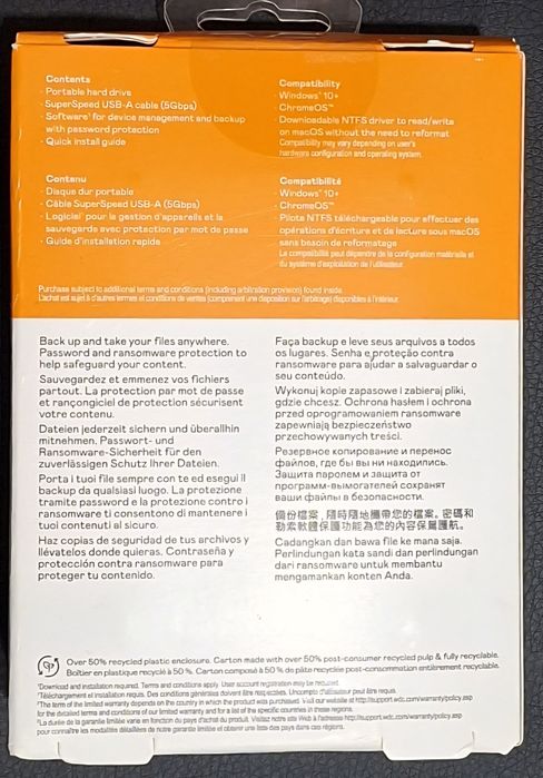 My Passport External Hard Drive – Western Digital – New (Sealed) – In Box64739419377538121