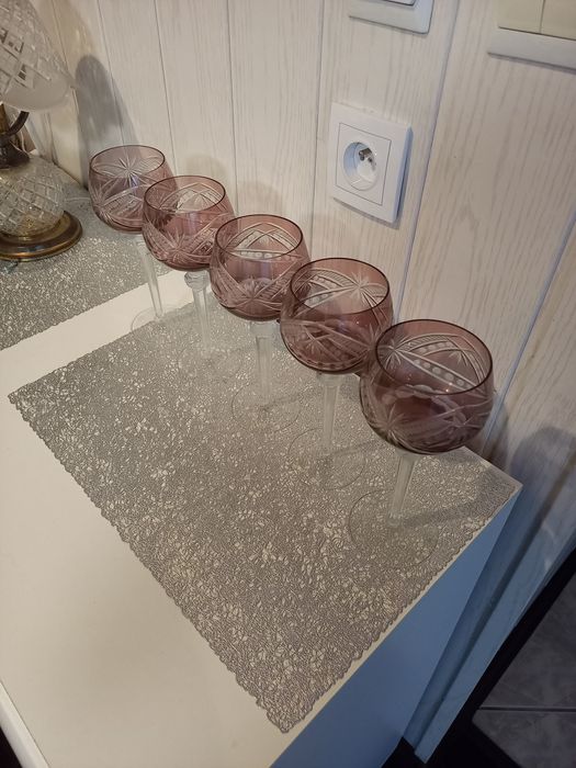 Kieliszki Kielichy Kryształowe oryginał Kolekcjonerskie Huta Irena