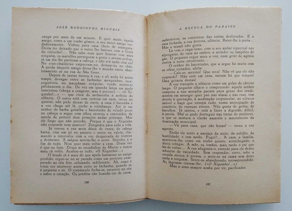 José Rodrigues Miguéis | A Escola do Paraíso (1ª edição 1960)