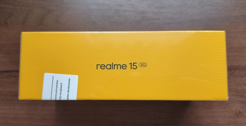 Realme 15 5G  12/256Gb Titanium (Dimensity, 50Мп,6500мАг,IP69K, NFC)
