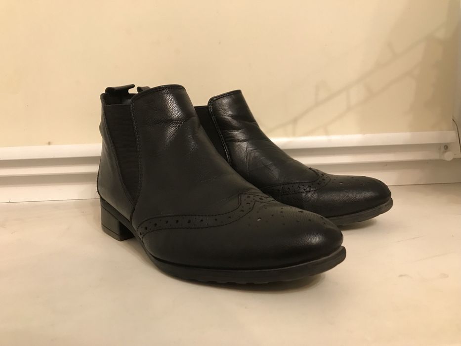 Челсі оксфорд, черевики/туфлі, шкіряні