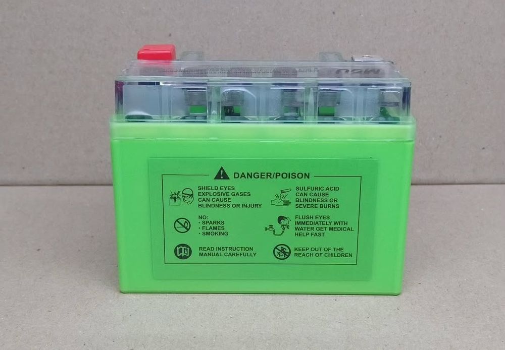 Акумулятор мото АКБ GEL 12V 4A  (L113‑W70‑H85mm) YTX4L‑BS "MSU"