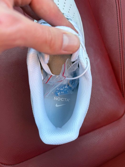 (БЕЗ ПЕРЕДОПЛАТИ) Nike Air Force x Nocta White найк аїр форс нокта білі шкіряні