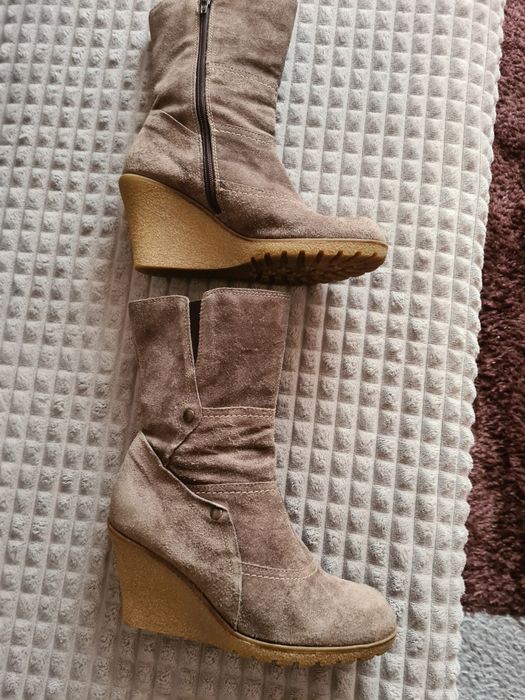 Botki z zamszu roz.37