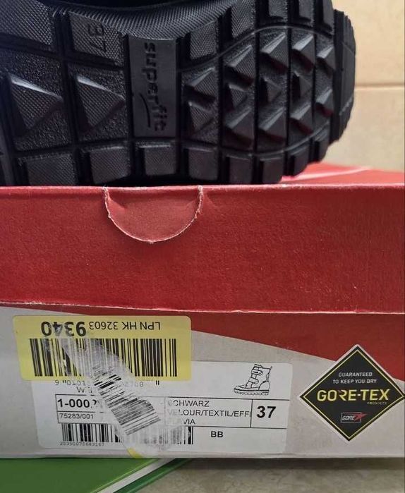 Дитячі черевики Superfit Flavia Gore-Tex, 37 р.