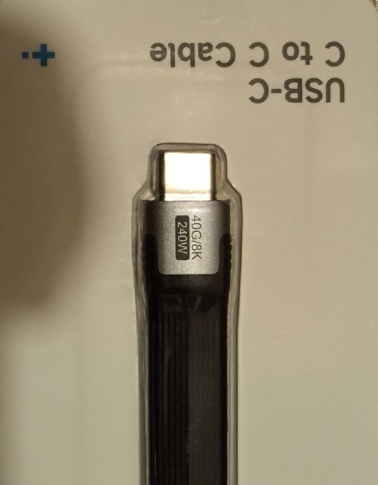 Кабель Type-C - Type-C Hagibis USB 4.0 40 Гбит/с PD 240W