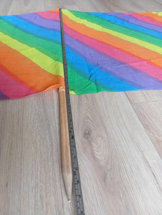 Parawan plażowy flaga tęczowa