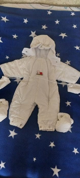 Комбінізон для новонародженного 0- 6 мес.