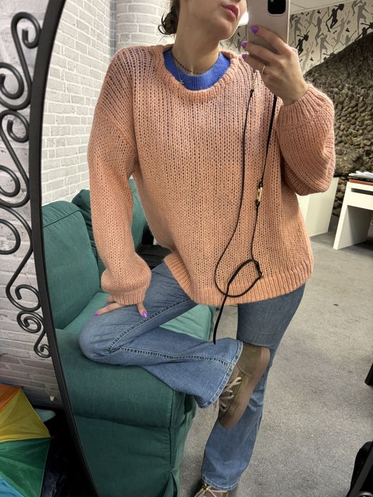 MSCH copenhagen sweter swetr moher wełna lana 38 M 40 L 42 XL