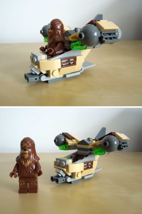 Lote LEGO Star Wars + Extras (Minifiguras Raras e Sets em Excelente Estado) + 2 expositores em acrílico