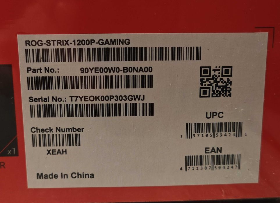 Asus Rog Strix 1200w platinum