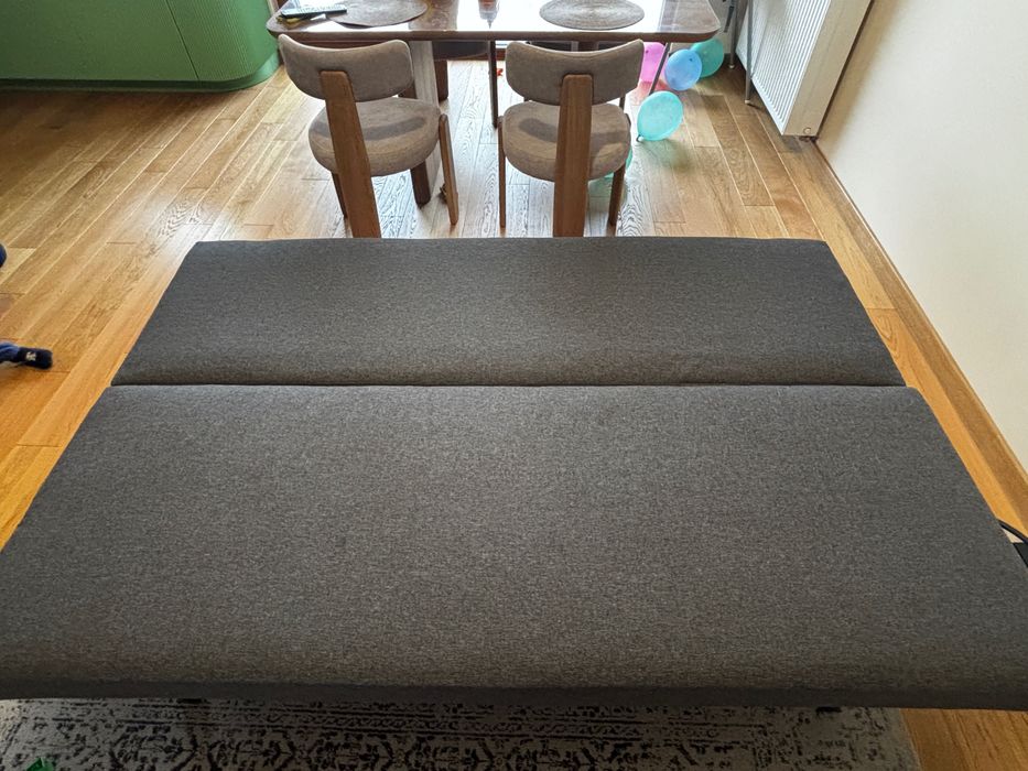 ÄLVDALEN
Sofa 3-osobowa, rozkładana, Knisa szarobeżowy (IKEA)