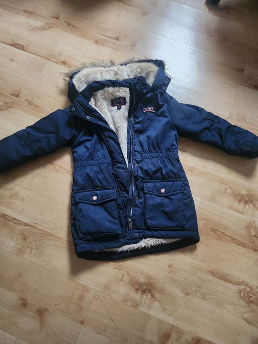 Zimowa kurtka da dziewczynki r. 116