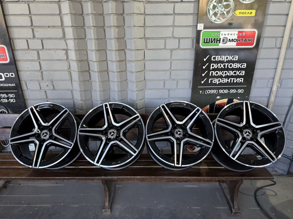 99 Оригинальные разноширокие диски MERCEDES GLS W167 AMG 5/112 R21