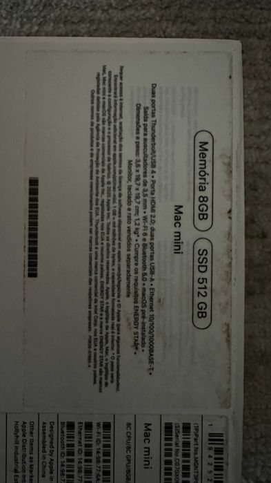 Mac mini m1 8gb ram 512gb disco