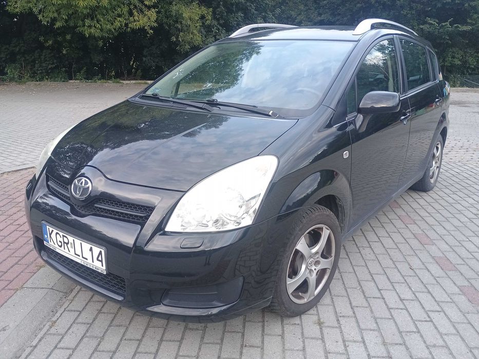 Toyota Corolla Verso, benzyna 1.8, 130KM, 7 os., 2007, hak