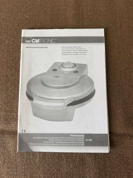 Вафельница Clatronic HA 3494