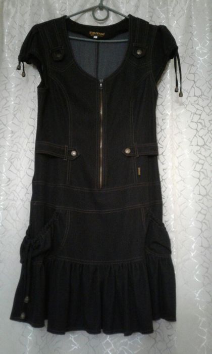 Сарафан джинс котон